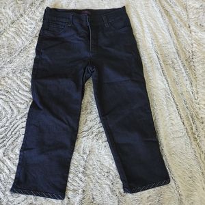 NYDJ Crops with embellished hem size 6